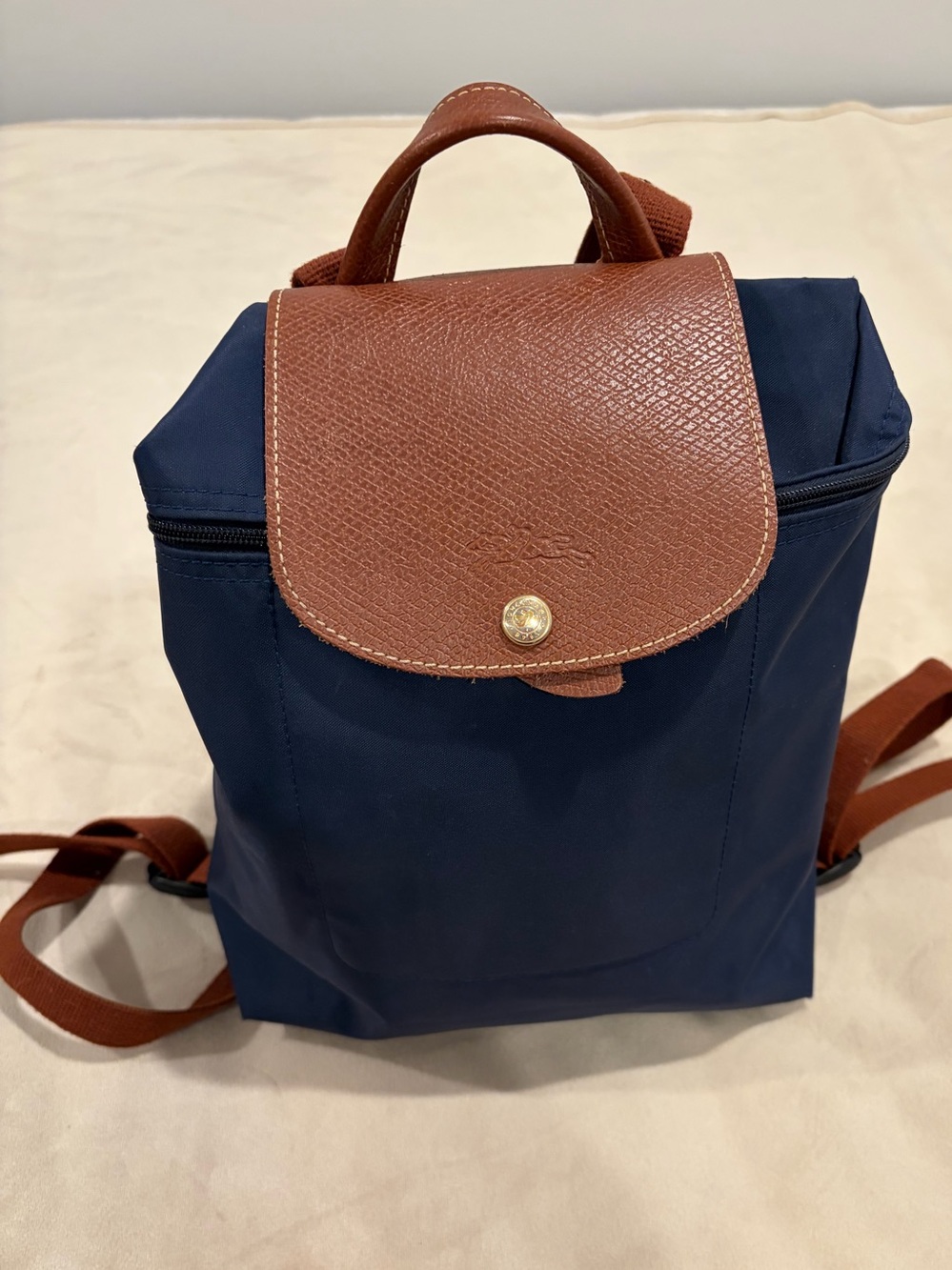 Longchamp Mini Navy Backpack